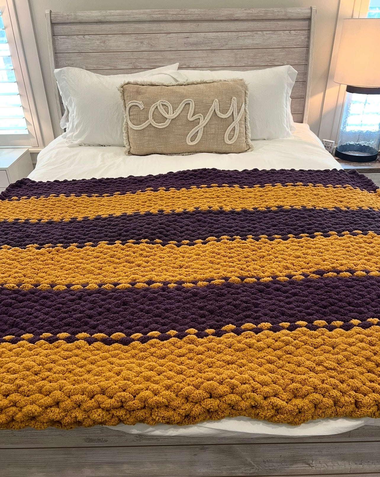 LSU Cozy Throw