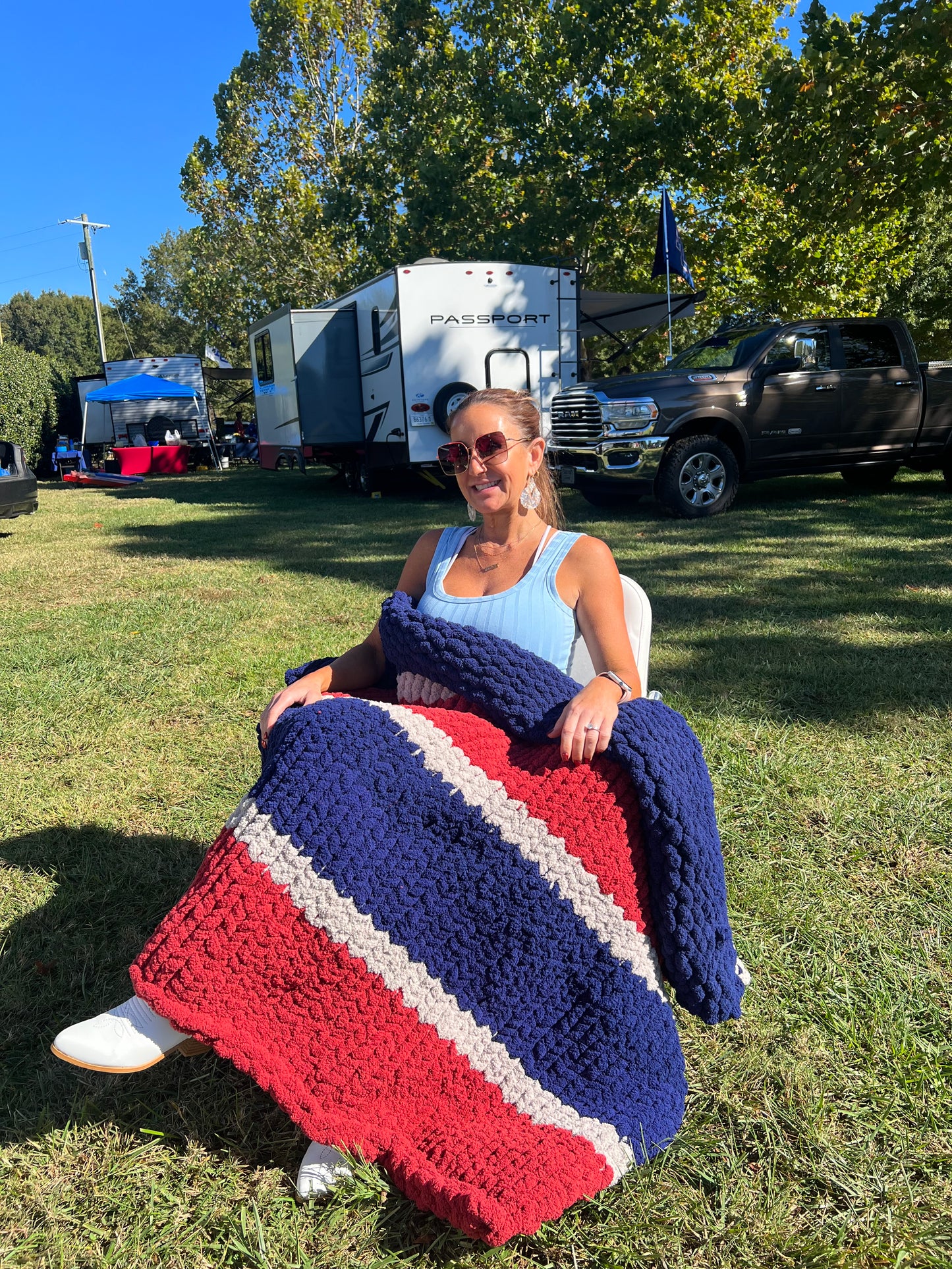 Presbyterian College Cozy Throw