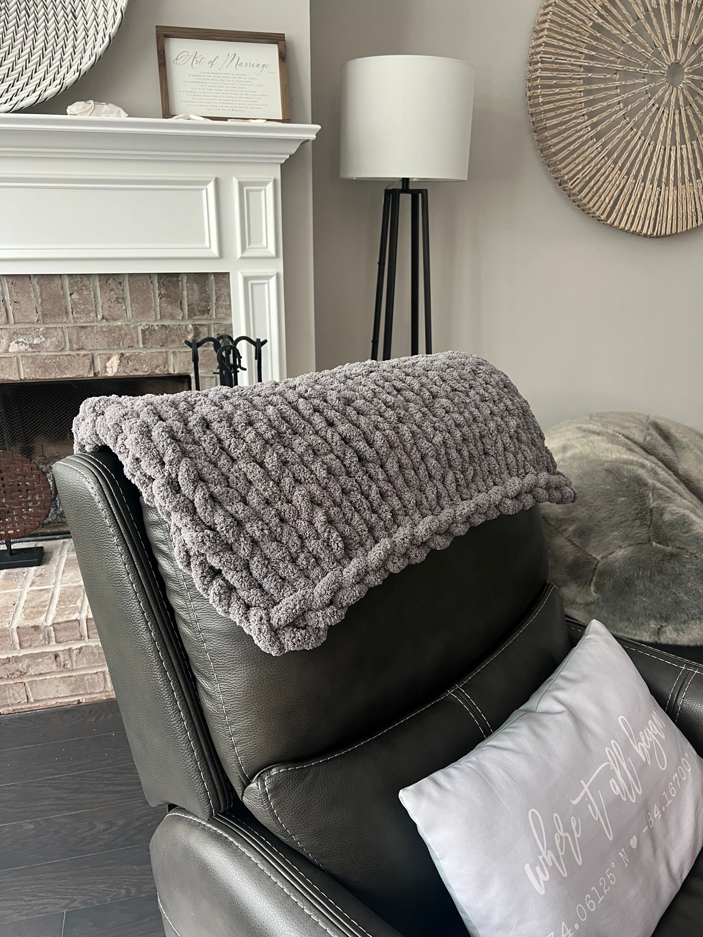Small Custom Cozy Throw