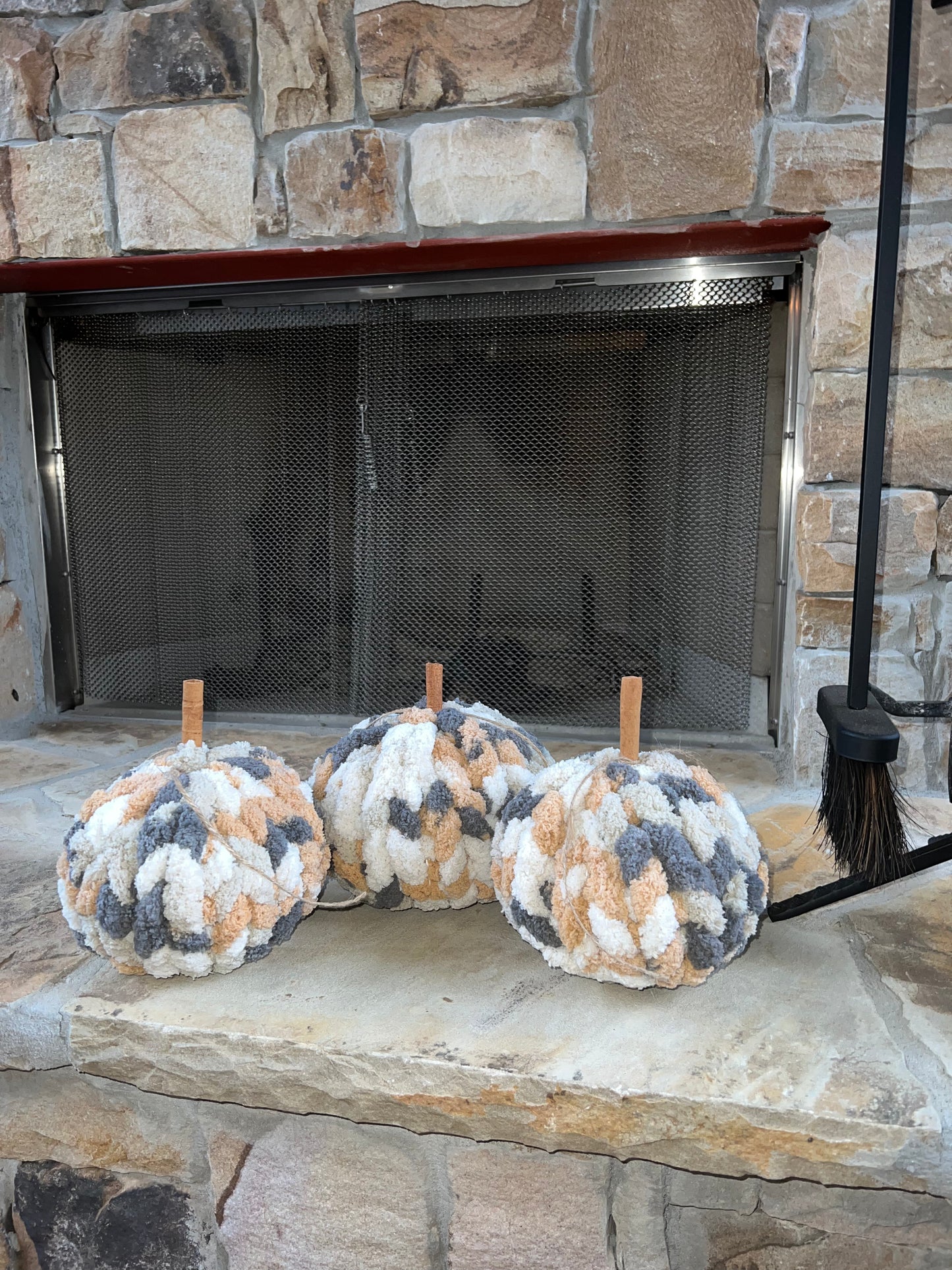 Bundle of 3 Harvest Pumpkins