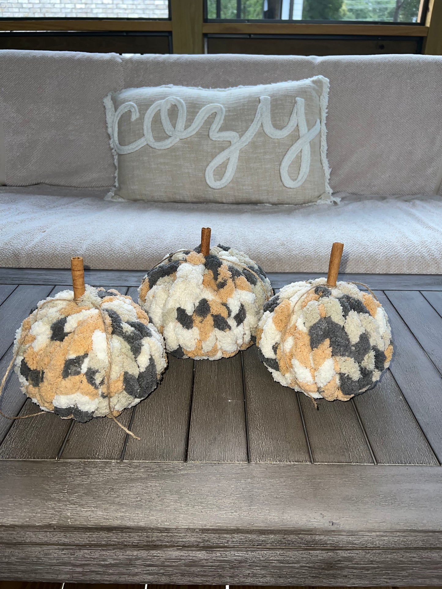 Bundle of 3 Harvest Pumpkins