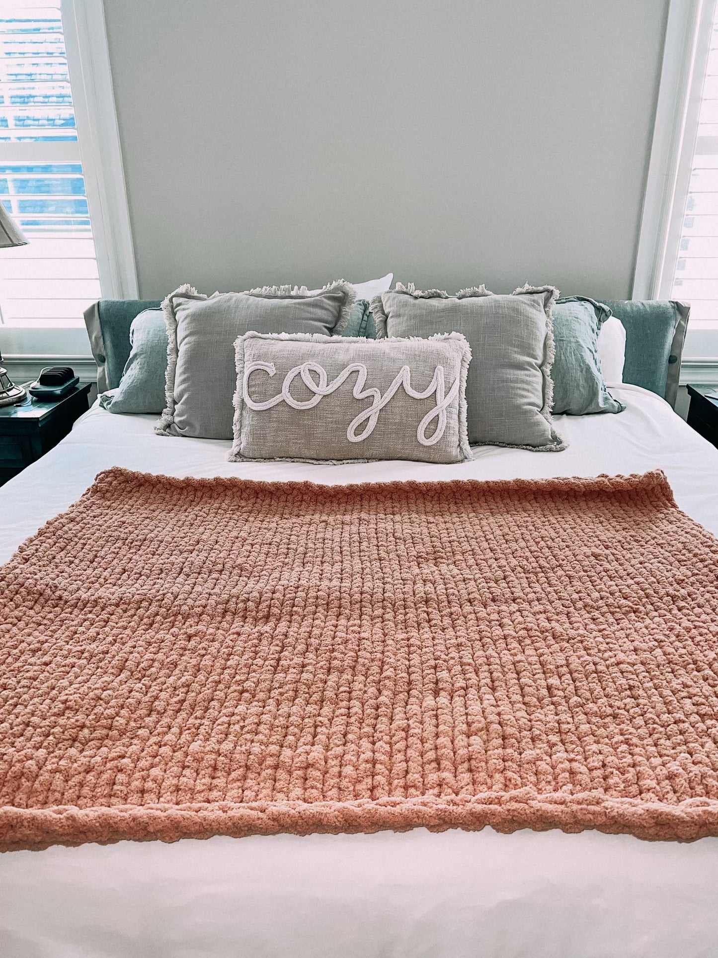 PEACHY COZY THROW - Best Cozy Throws