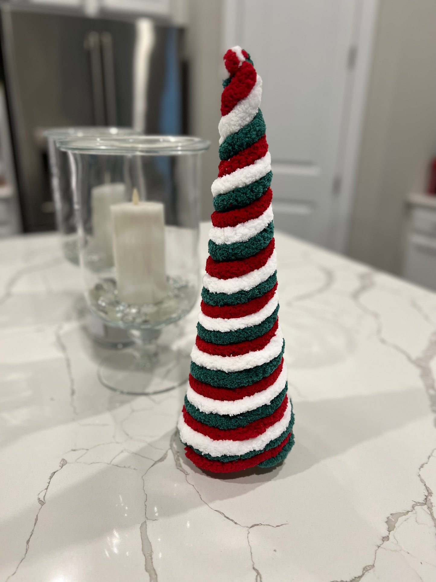 Cozy Christmas Tree Sage & White