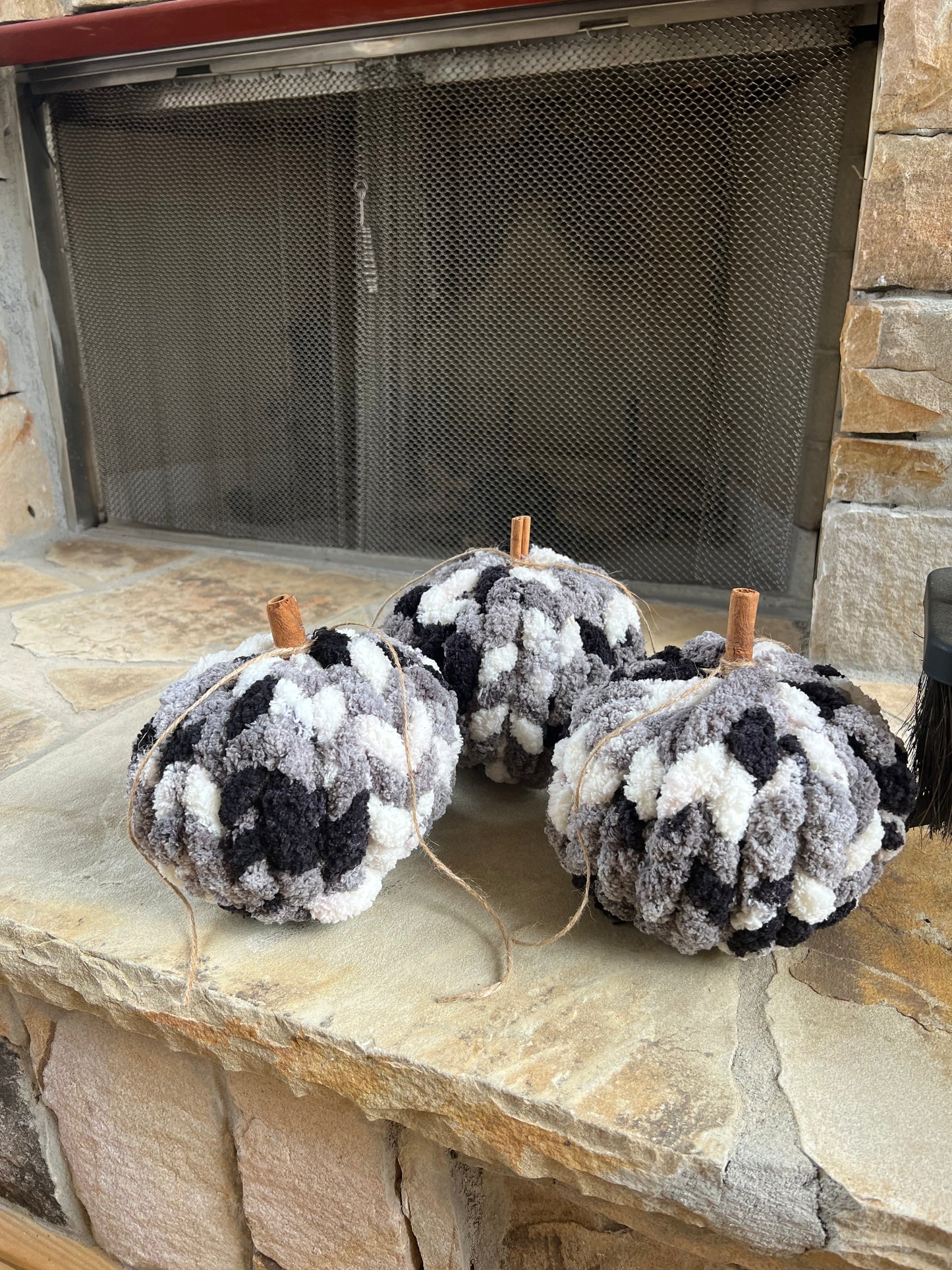 Pebble Beach Cozy Pumpkins- bundle of 3