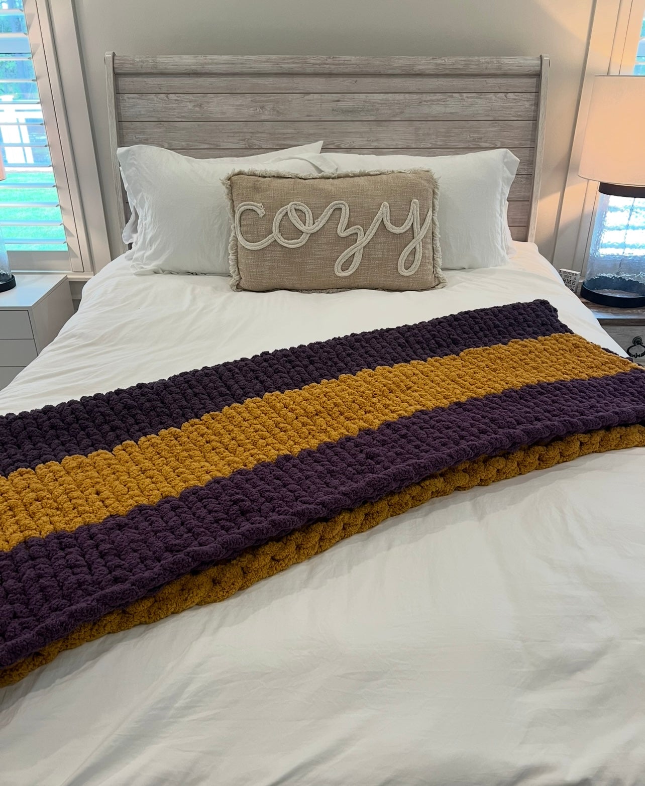LSU Cozy Throw
