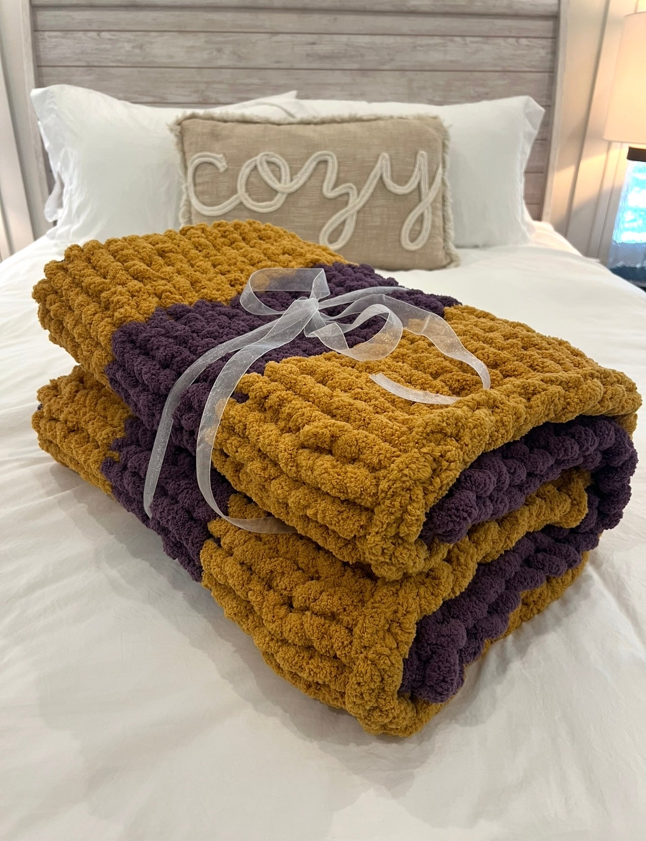 LSU Cozy Throw