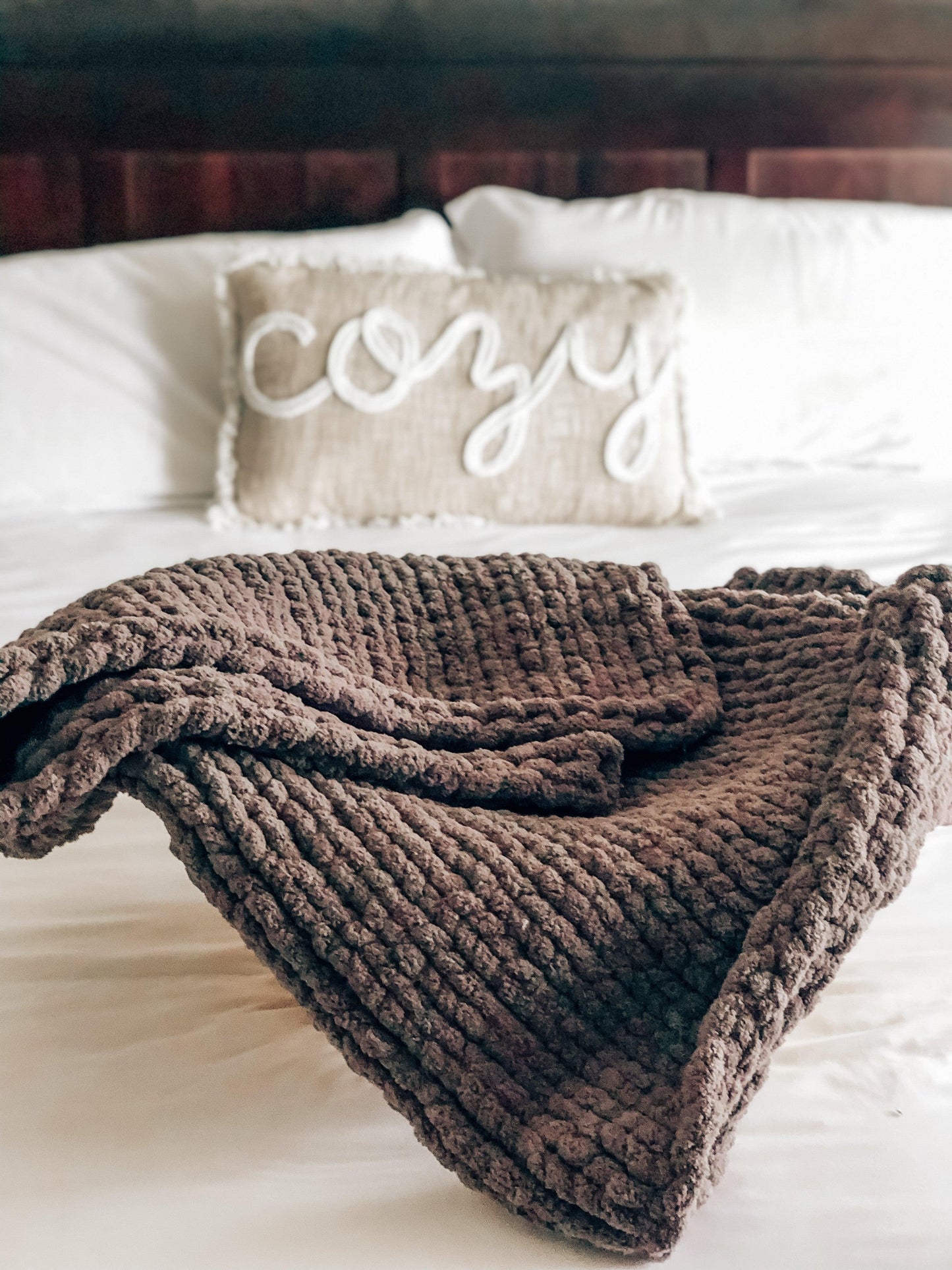 Slate Cozy Throw