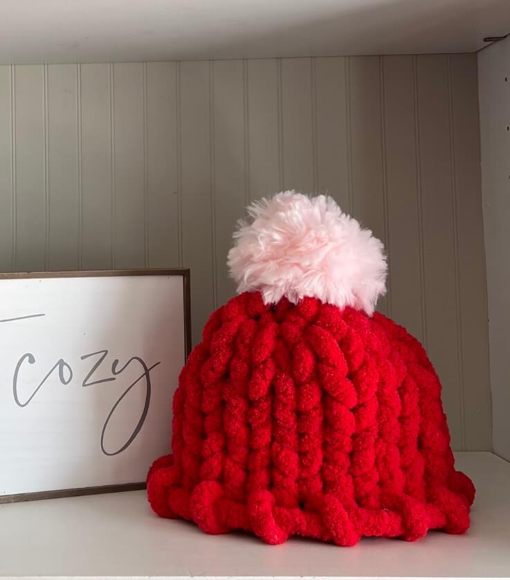 Red beanie