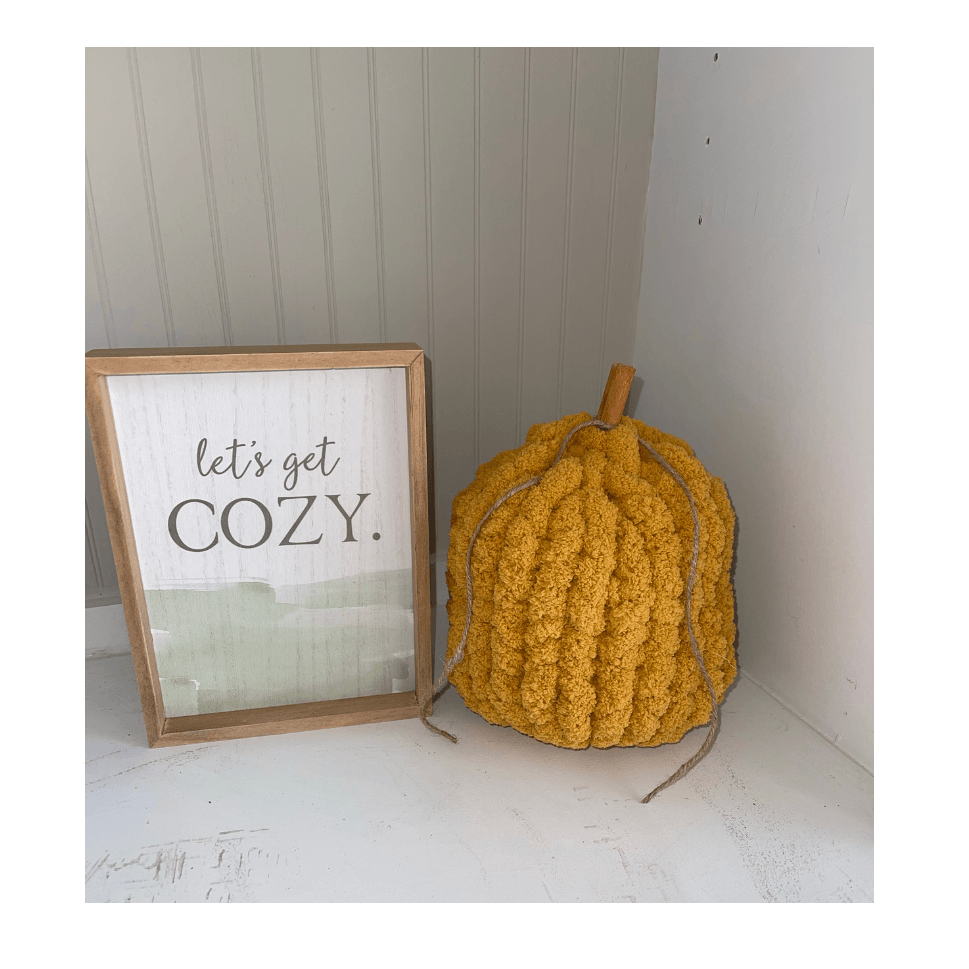 Gold Cozy Pumpkin - Best Cozy Throws