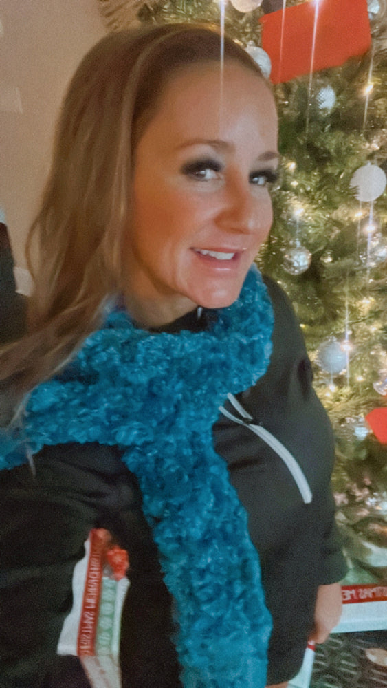 Cozy Azure Scarf